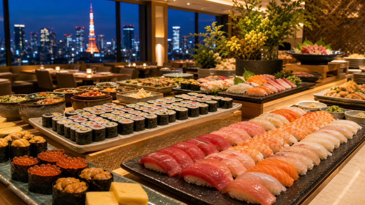 東京の寿司食べ放題ホテルのアイキャッチ画像