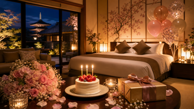 京都の誕生日サプライズホテルのアイキャッチ画像