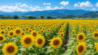 岐阜のひまわり畑のアイキャッチ画像