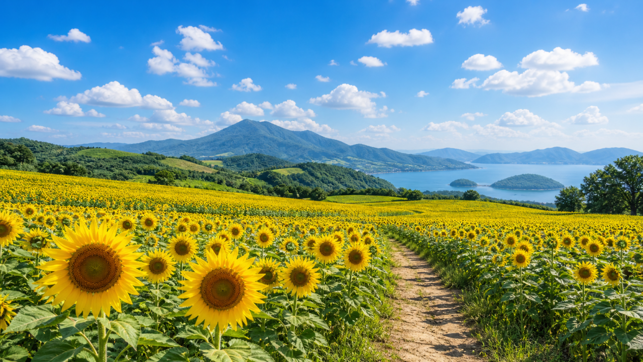 岡山のひまわり畑のアイキャッチ画像