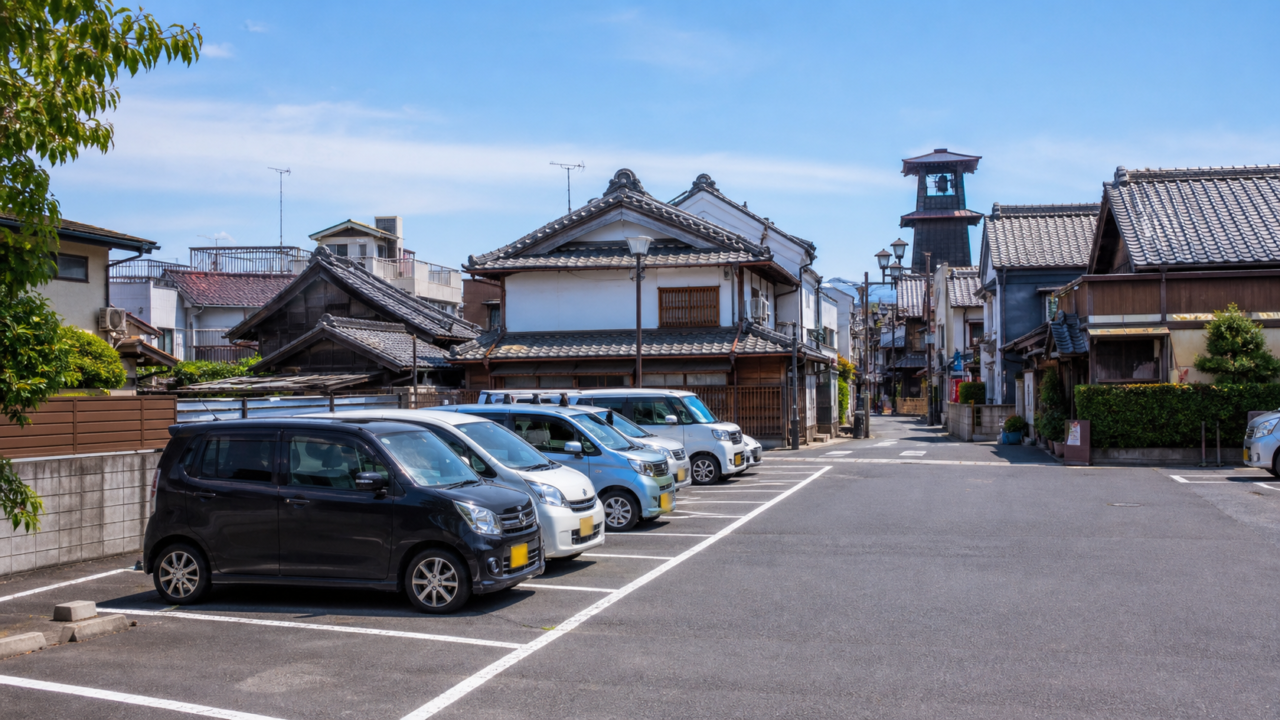 川越の駐車場｜土日安い500円〜の穴場8選