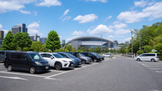 広島グリーンアリーナの駐車場 アイキャッチ