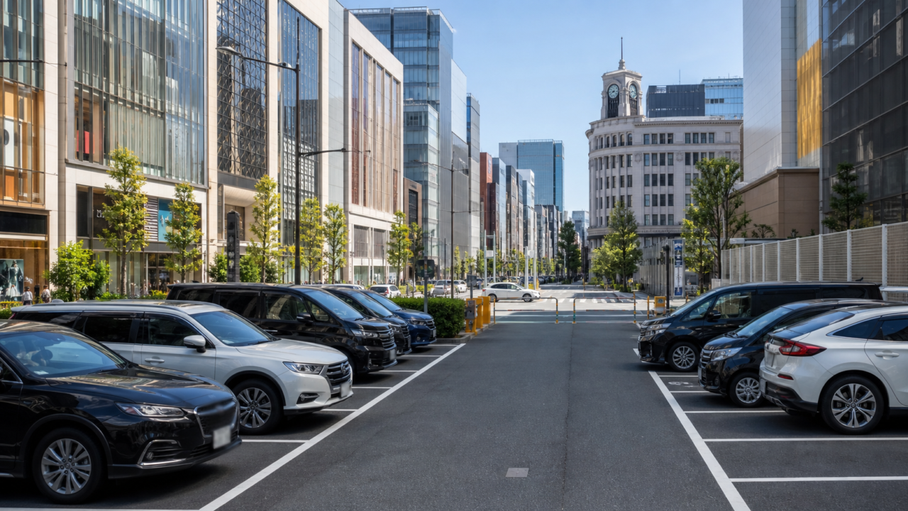 銀座の駐車場 アイキャッチ