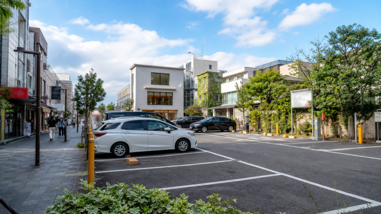 自由が丘の駐車場 アイキャッチ