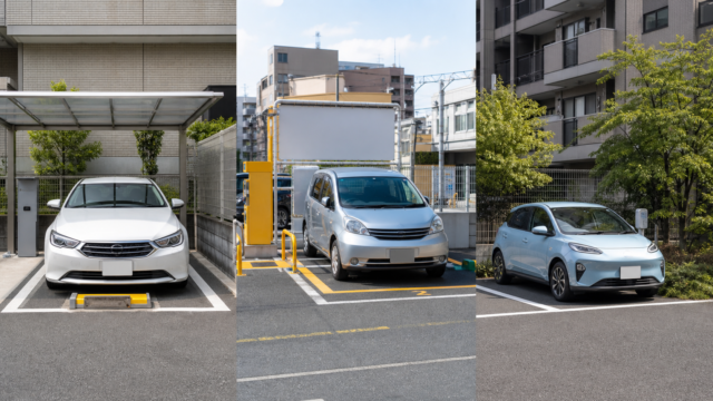 月極駐車場と時間貸しカーシェアの違い