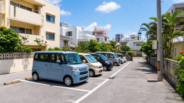 那覇の月極駐車場