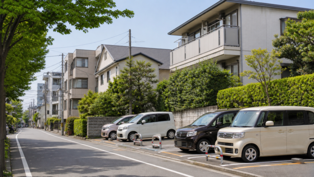 杉並区の月極駐車場