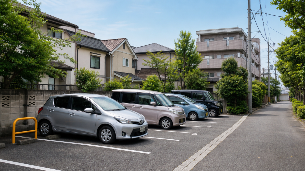 調布の月極駐車場