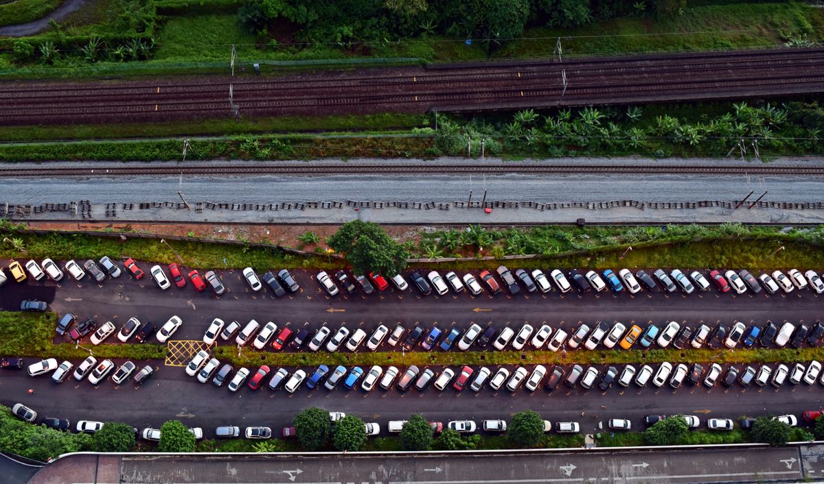 アクアマリンふくしまの駐車場のイメージ