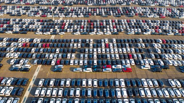 幕張メッセの駐車場のイメージ